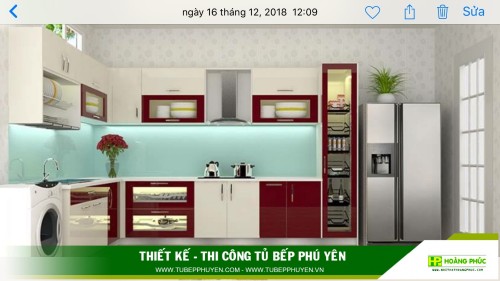 Tủ bếp đẹp Sơn Hòa